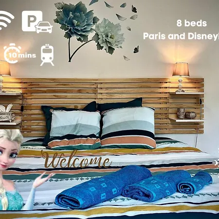 Snowqueen Hotel Apartment Paris-Disney Chelles  Exterior foto